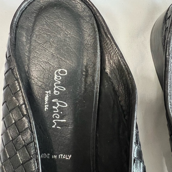 Black Woven Men's Shoes - Picture 2 of 6